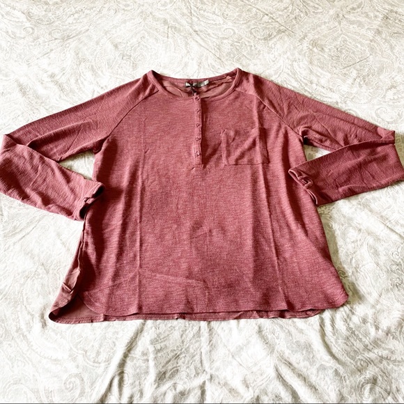 PRANA Hensley Henley Brandy NWT - Picture 3 of 12